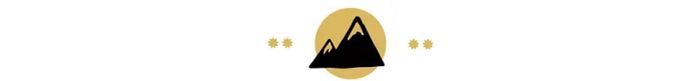 Illustrated icon of a mountain