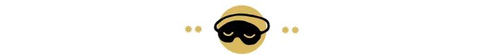 Illustrated icon of a sleeping mask