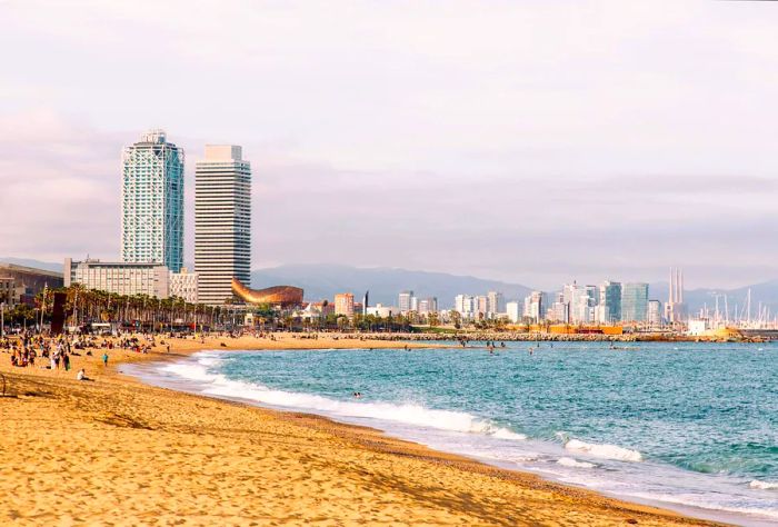 DEST_SPAIN_CATALUNA_BARCELONA_PLAYA-DEL-LA-BARCELONETA_GettyImages-683571942