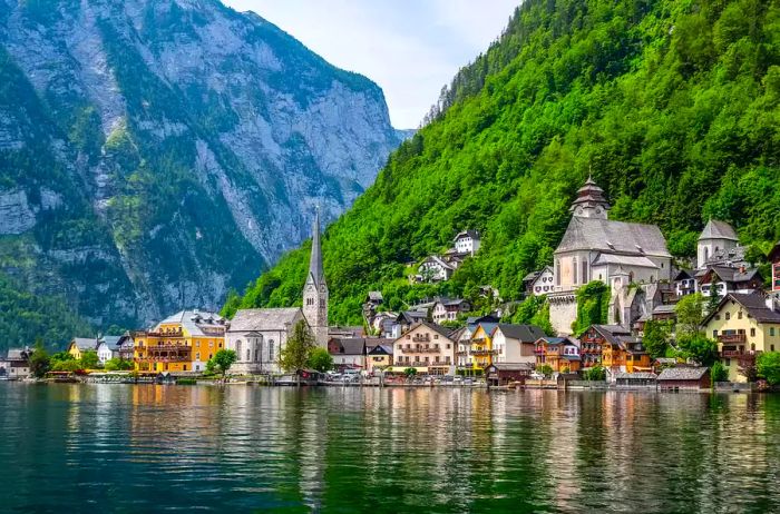 Hallstatt is a charming village located in the Gmunden district of Austria.