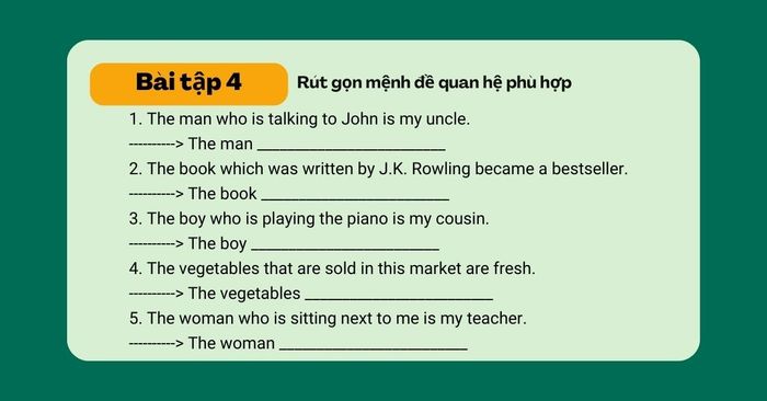 bài tập về mệnh đề quan hệ lớp 11 có kèm đáp án