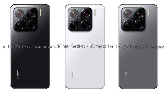 Ba màu sắc chủ đạo của Xiaomi 15 Pro.
