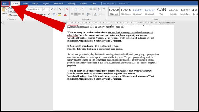 Hướng dẫn trình chiếu Word bằng WordShow 2.0 bước 1