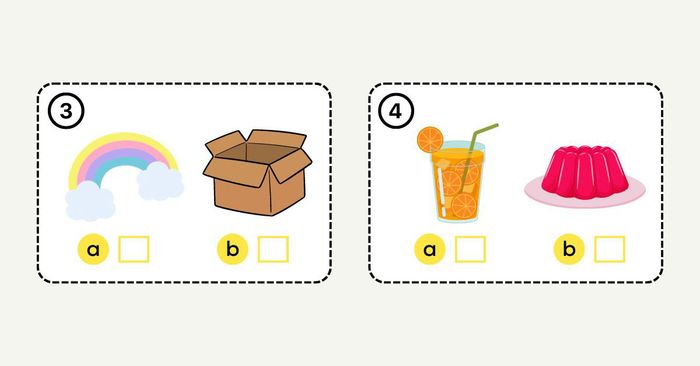 Bài 1. Nghe và đánh dấu tick (vào bức tranh phù hợp) - 3, 4
