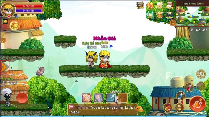 Danh sách game Naruto chơi trực tuyến