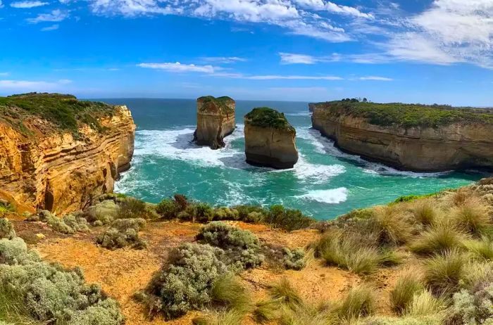 Loch Ard Gorge located in Port Campbell National Park.