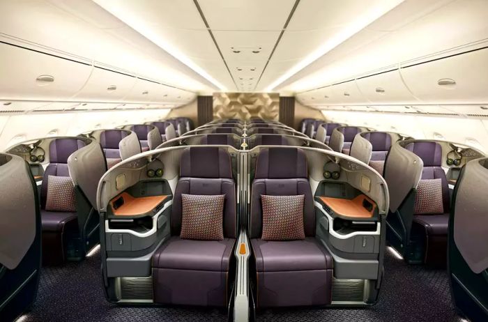 Business class on a Singapore Airlines A380