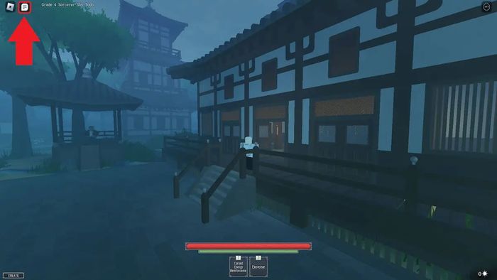 Hướng dẫn nhập mã code Sorcery Roblox - bước 1