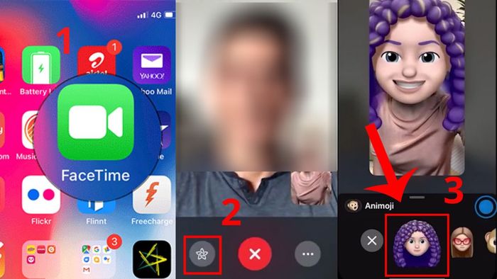Cách sử dụng Memoji trong ứng dụng FaceTime