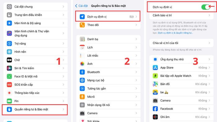 Ngắt kết nối dữ liệu di động, GPS, Bluetooth trên iPhone - Bước 1