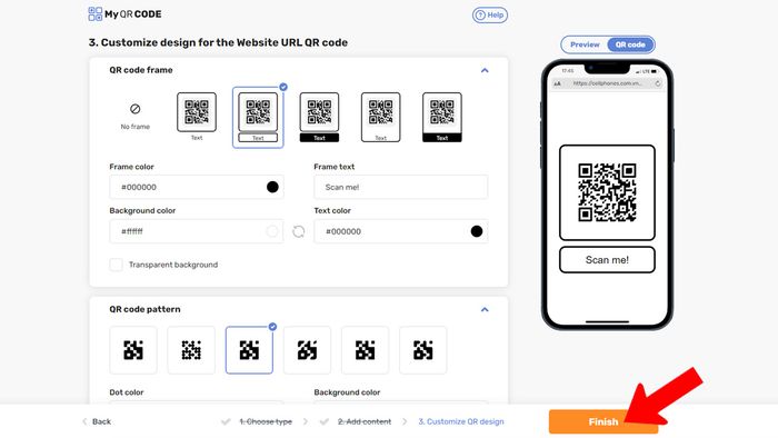 Hướng dẫn tạo mã QR cho tài liệu với myqrcode.com, bước 3