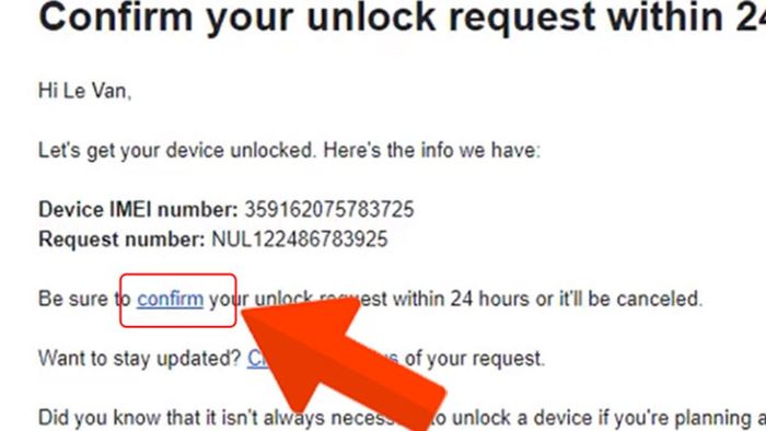 Cách unlock iPhone bằng code - Bước 5