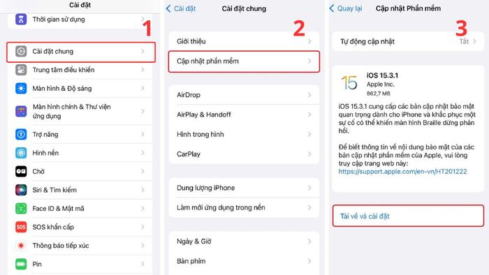 Cách làm mát iPhone thông qua việc cập nhật phần mềm