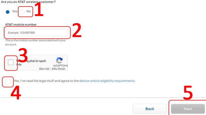 Cách unlock iPhone bằng code - Bước 3