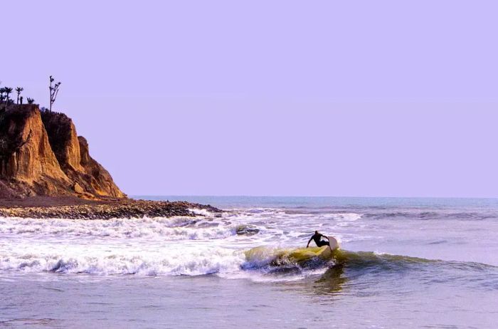 In Angola, Bengo, surfers flock to Cabo Ledo to ride the groundswells from the South Atlantic Ocean.