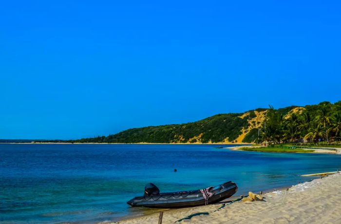 Ponta do Ouro boasts a stunning beach and a charming town along Mozambique's coastline near the South African border.