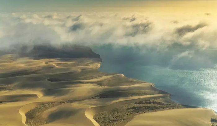 Clouds above Namibia's Skeleton Coast