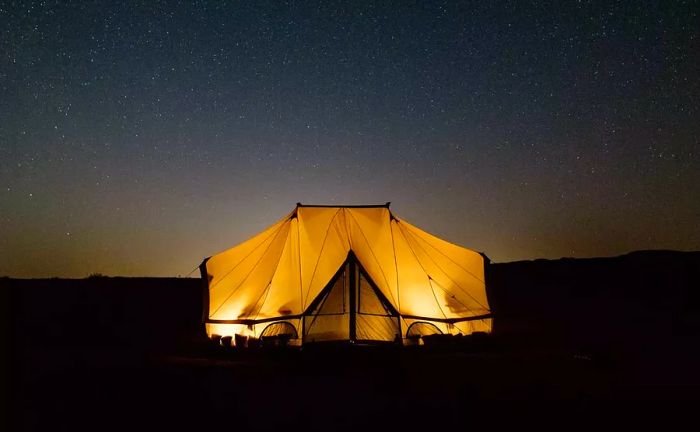 A Canvas Club tent in Oman