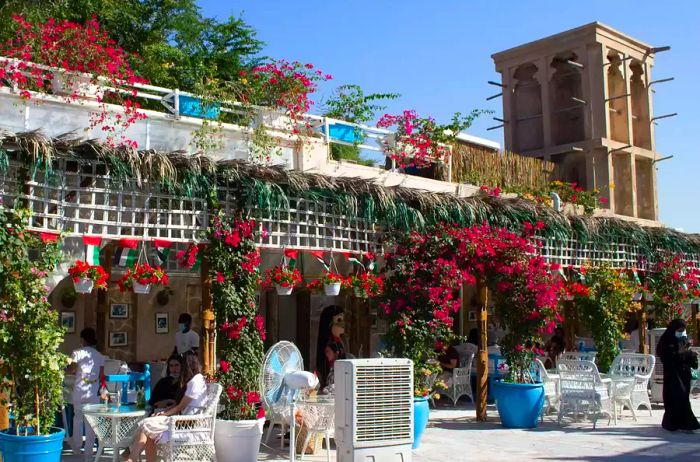 Exterior of the Arabian Tea House Restaurant & Cafe