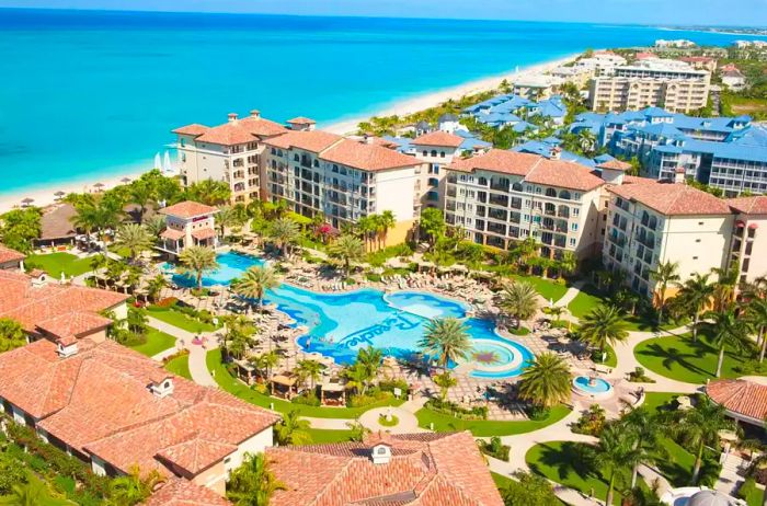 Aerial view of Beaches Turks and Caicos Resort