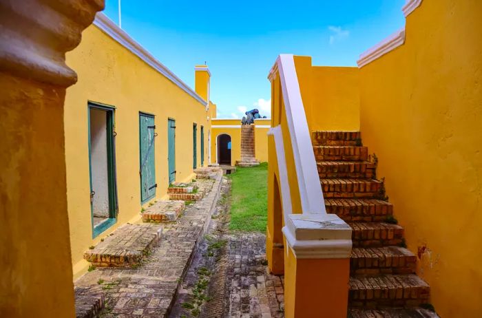 Situated on the northern coast of St. Croix, Ft. Christiansted offers a glimpse into the island's historical past.