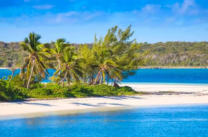 Tahiti Beach, Elbow Cay, Abaco Islands, Bahamas, West Indies, Central America