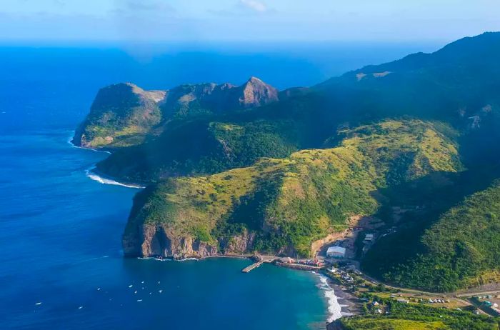 Aerial view of Montserrat