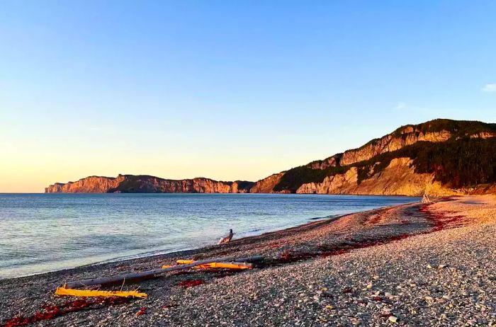 Cap Bon Ami beach located in Canada