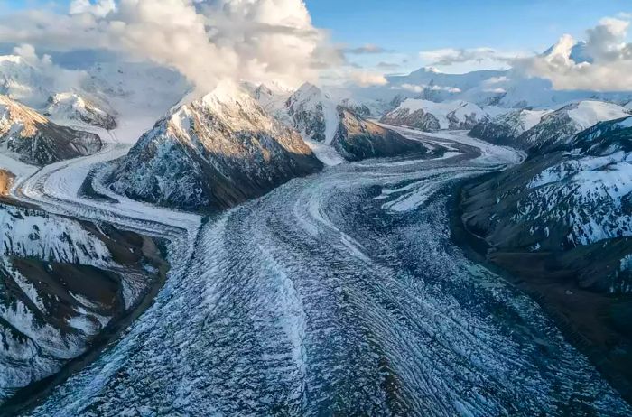 Glaciers and mountains of Kluane National Park and Reserve, near Haines Junction