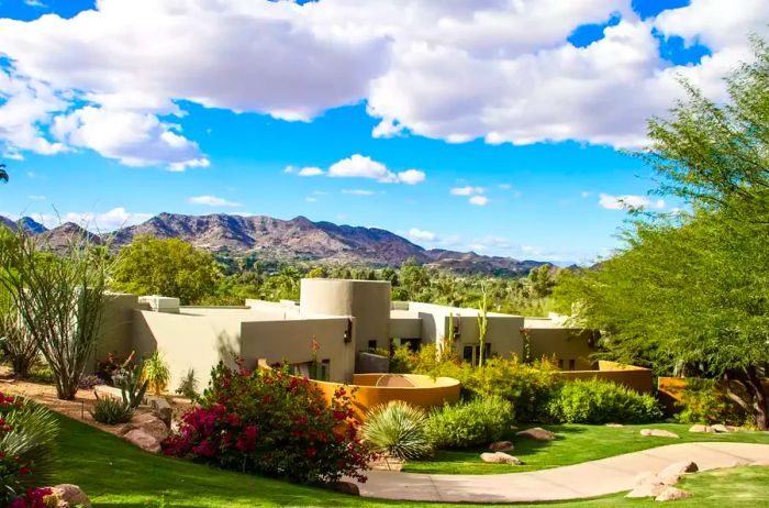 Facade of Sanctuary on Camelback Mountain