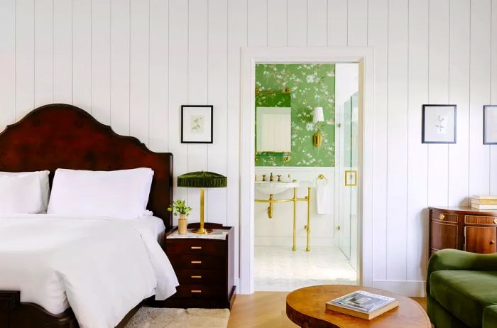 A guest room at The Inn at Rancho Santa Fe