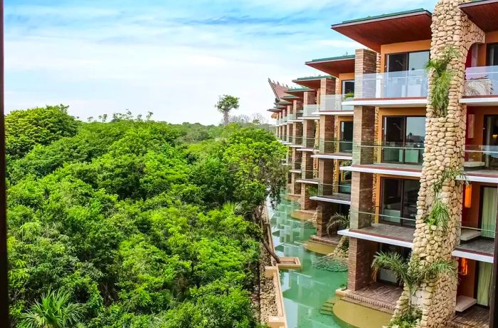 Exterior View of Hotel Xcaret