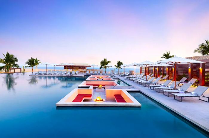 Pool area at Hard Rock Hotel Los Cabos