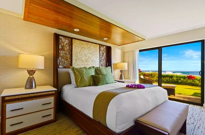 Ocean-view suite at Ko'a Kea Resort