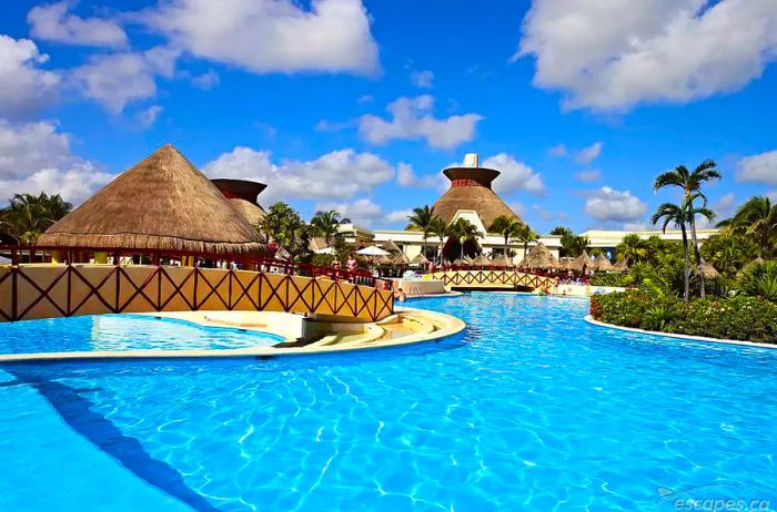 Pool area of Grand Bahia Tulum