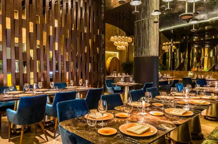 Dining area at Grand Velas Riviera Nayarit