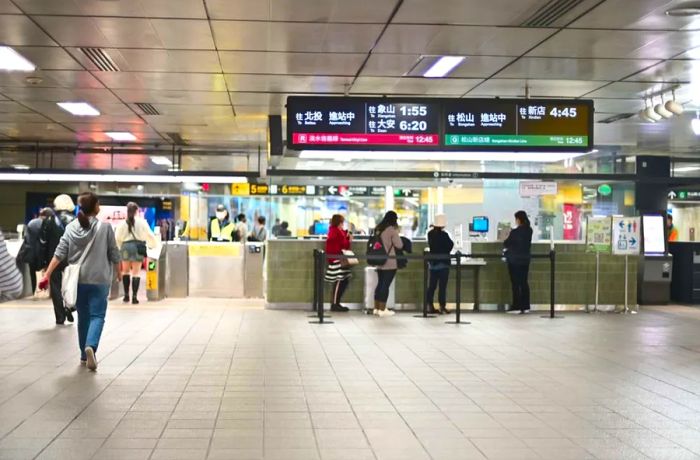 Taipei Metro Zhongshan Station serves as a key transit point, bustling shopping destination, and cultural hub in Taipei City.