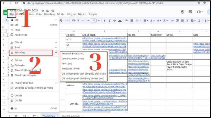 Hướng dẫn tạo và sử dụng Google Sheets 2