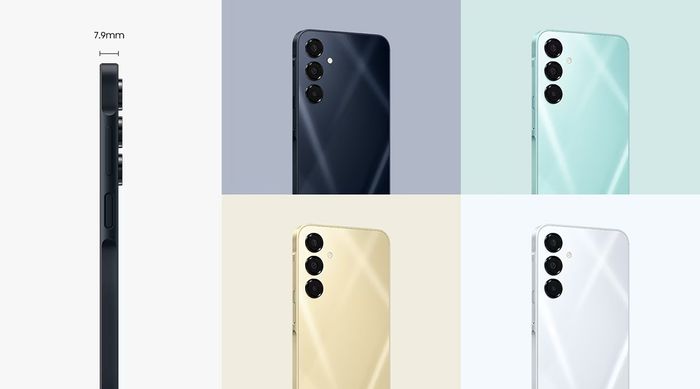 Galaxy A16 5G có thiết kế hiện đại và trẻ trung