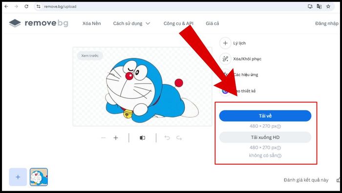 Hướng dẫn sử dụng Remove BG bước 3