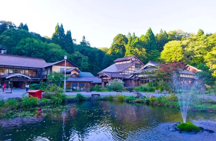 Tsuta Onsen located in Towada Hachimantai National Park, Tohoku region, Japan