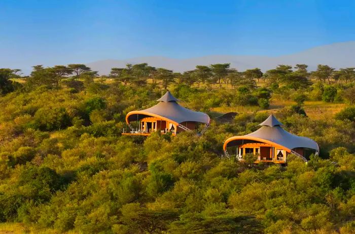 Tents at Mahali Mzuri