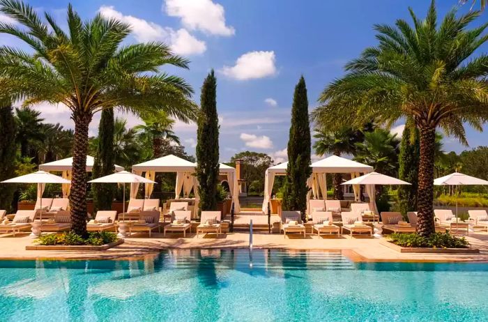 Swimming pool at Four Seasons Orlando at Disney World