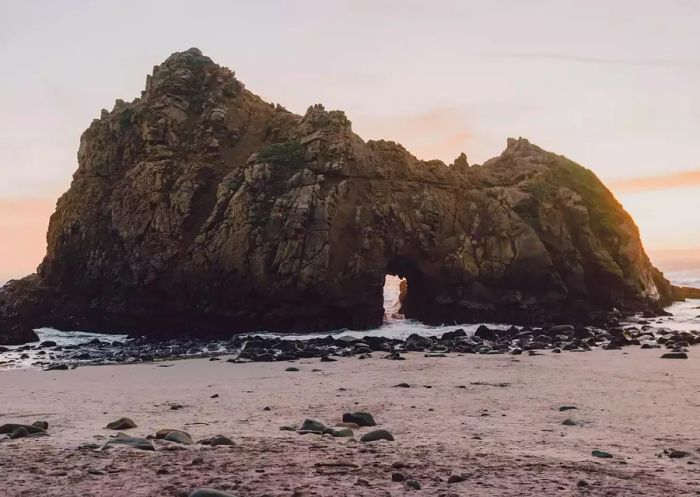 Pfeiffer Beach in Big Sur