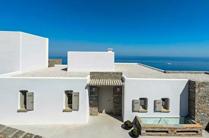 A rental villa located on the island of Kea in Greece