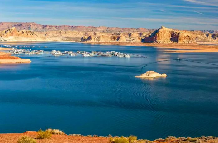 Lake Powell in Page, Arizona