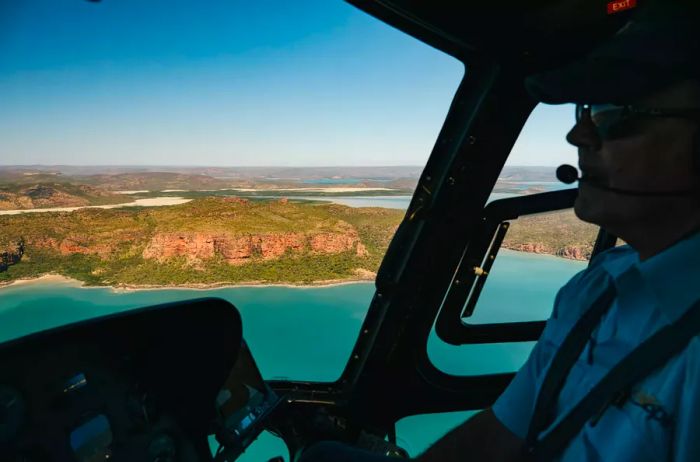 A helicopter ride over Australia’s Kimberley region