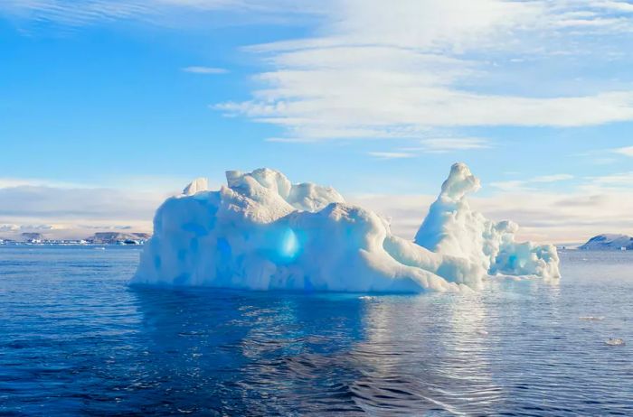 Sea ice in Antarctica