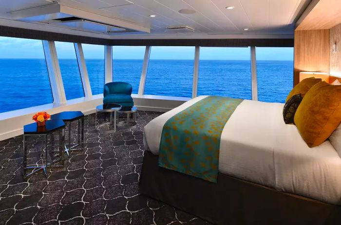 Visual of the Panoramic Suite aboard the newly refurbished Allure of the Seas