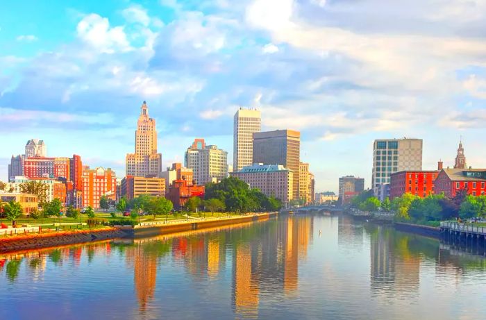 Skyline view of Providence, Rhode Island